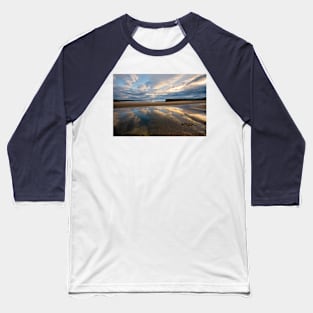 Cullercoats Bay reflections Baseball T-Shirt